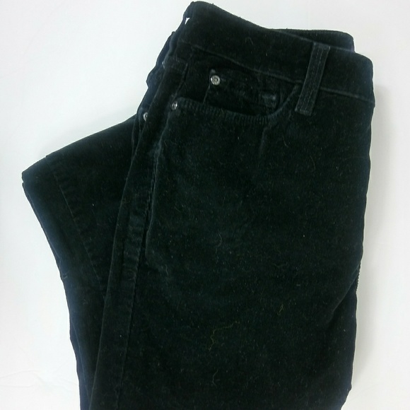 NYDJ Denim - NYDJ Black Corduroy Jeans Stretch